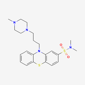 Chemical structure of Thioproperazine