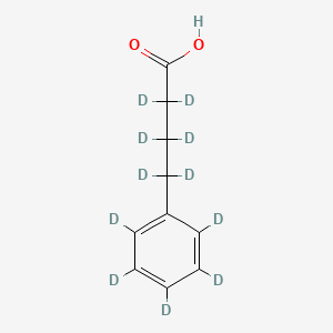 Chemical structure of 4-Phenylbutyric acid-d11