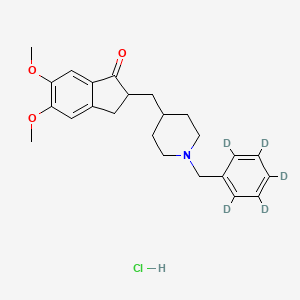 Chemical structure of Donepezil-d5 hydrochloride