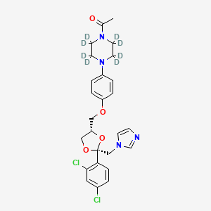 Chemical structure of Ketoconazole-d8