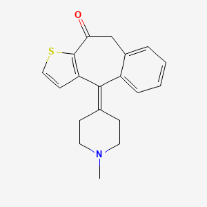 Chemical structure of Ketotifen