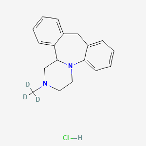 Chemical structure of Mianserin-D3 hcl