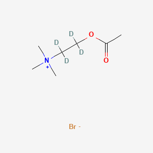 Chemical structure of Acetylcholine-d4 bromide