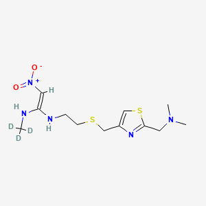 Chemical structure of Nizatidine-d3
