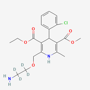 Chemical structure of Amlodipine-d4