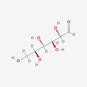 Chemical structure of D-Glucose-d7