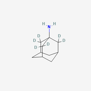 Chemical structure of Amantadine-d6