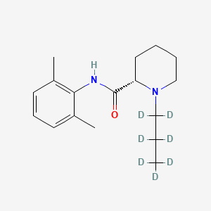 Chemical structure of Ropivacaine-d7