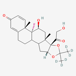 Chemical structure of Triamcinolone acetonide-d6