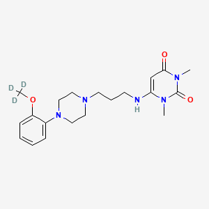 Chemical structure of Urapidil-d3