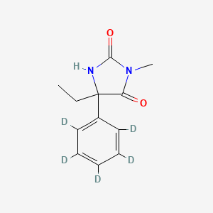 Chemical structure of Mephenytoin-d5