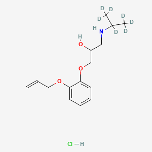 Chemical structure of Oxprenolol-d7 hydrochloride