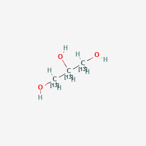 Chemical structure of Glycerol-13C3