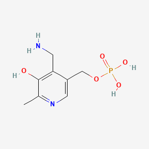Chemical structure of Pyridoxamine 5′-phosphate