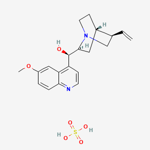 Chemical structure of Quinine sulfate