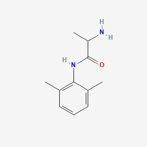 Chemical structure of Tocainide