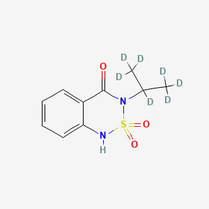 Chemical structure of Bentazone-d7