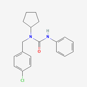 Chemical structure of Pencycuron-d5