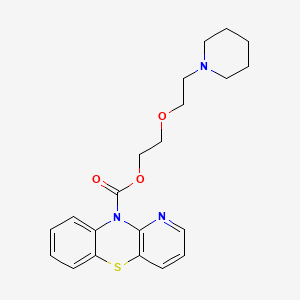 Chemical structure of Pipazethate