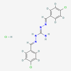 Chemical structure of Robenidine-d8 hydrochloride