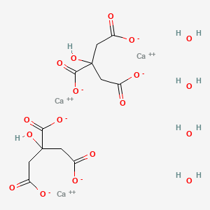 Chemical structure of Calcium citrate tetrahydrate, 99%
