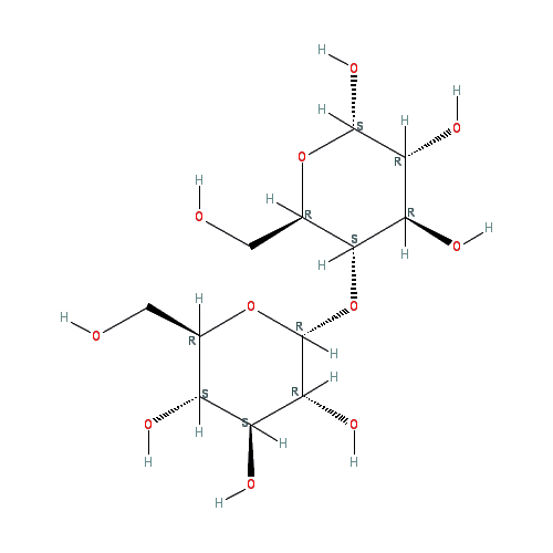 Chemical structure of Starch (from potato)