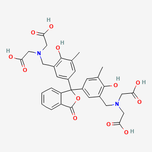 Chemical structure of o-Cresolphthalein complexone