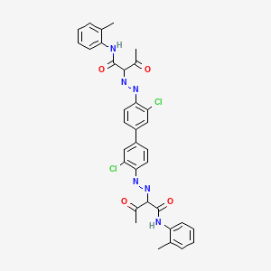 Chemical structure of Pigment Yellow 14