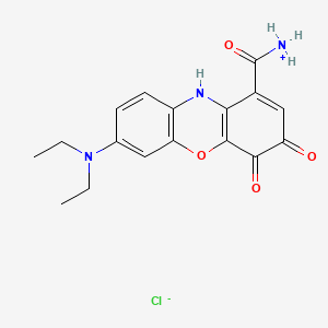 Chemical structure of Celestine Blue