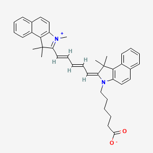 Chemical structure of CY5·5-COOH