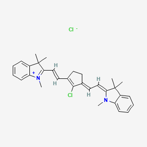 Chemical structure of IR-797 chloride