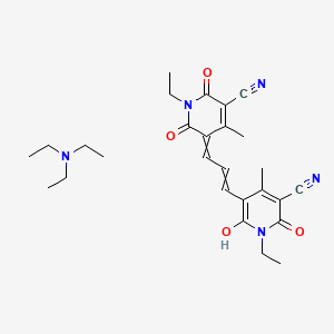 Chemical structure of Oxonol 595