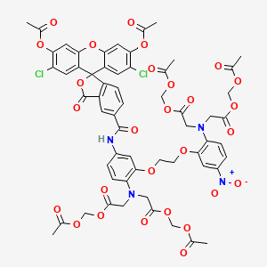 Chemical structure of Calcium Green-5N AM