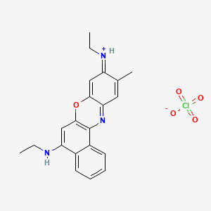 Chemical structure of Oxazine 170 perchlorate