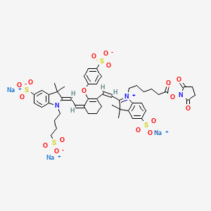 Chemical structure of 800CW NHS ester