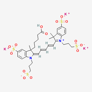 Chemical structure of AF 647 carboxylic acid
