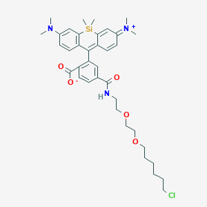 Chemical structure of SiR-Halo