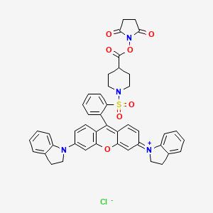 Chemical structure of QSY 21 NHS