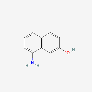 Chemical structure of 8-Amino-2-naphthol