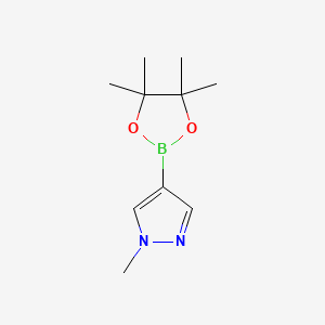 Chemical structure of 1-Methyl-1H-pyrazole-4-boronic acid pinacol ester