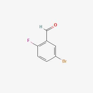 Chemical structure of 2-Fluoro-5-bromobenzaldehyde