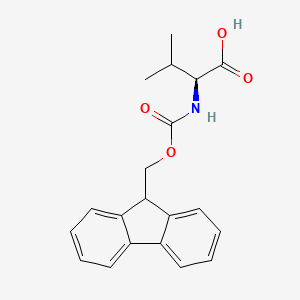Chemical structure of Fmoc-L-Val-OH