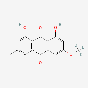 Chemical structure of Physcion-d3