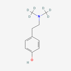 Chemical structure of Hordenine-d6