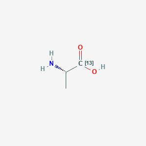 Chemical structure of L-Alanine-1-13C