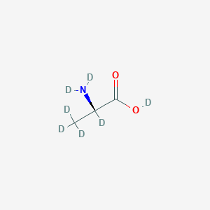 Chemical structure of L-Alanine-d7