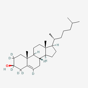 Chemical structure of Cholesterol-d6