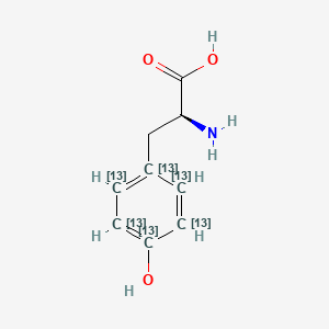 Chemical structure of L-Tyrosine-13C6