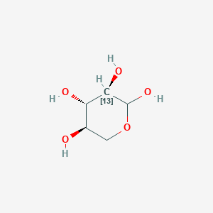 Chemical structure of Xylose-2-13C