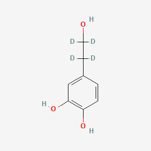 Chemical structure of Hydroxytyrosol-d4